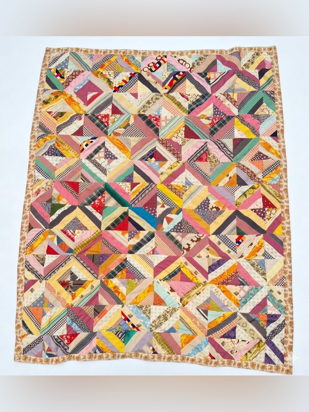 Vintage Handmade Quilted Blanket/Bedspread